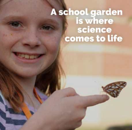 A school garden is where science comes to life